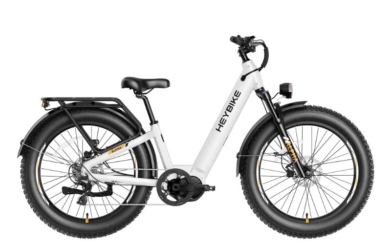 Heybike ALPHA VIP fat-tire e-bike with 26-inch wheels