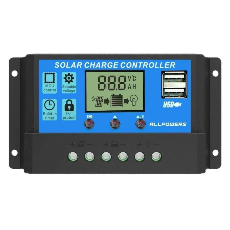 ALLPOWERS ES Controlador de cargador solar 20A with LCD display