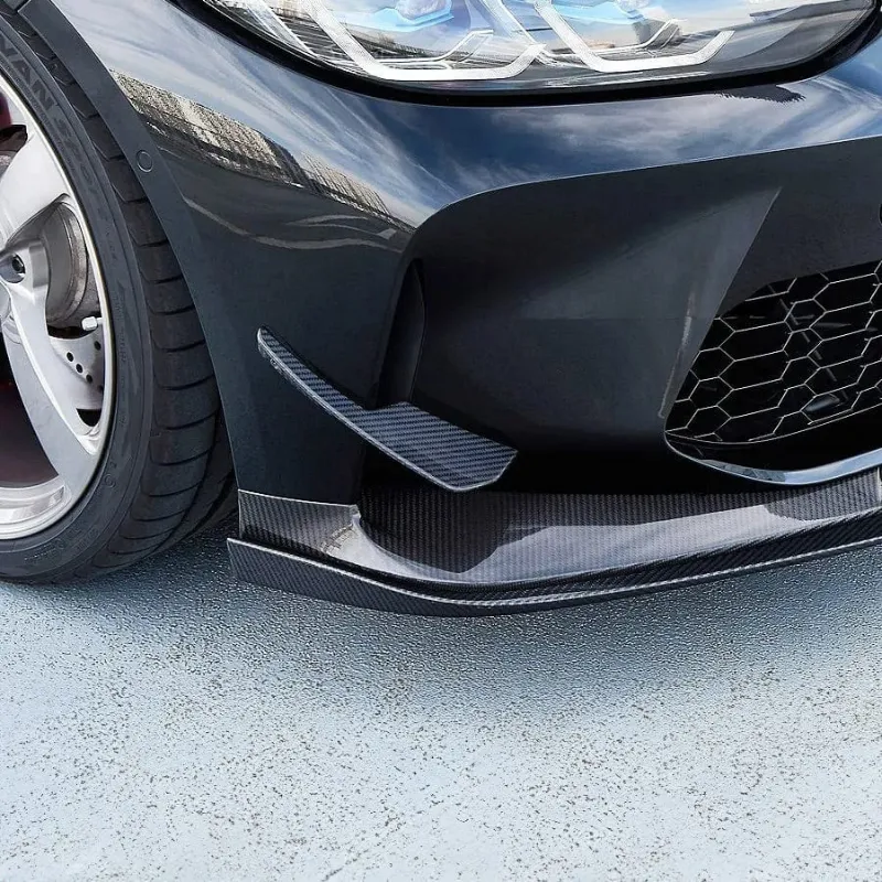 Twenty Two Tuning 3D Design Carbon Fiber Front Bumper Canards compatible with BMW M4 G82/G83