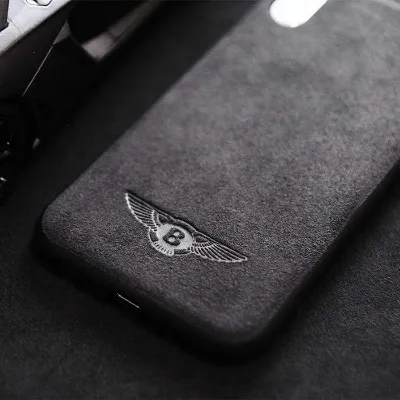 Techypop Bentley Alcantara Protective Designer iPhone Case with premium alcantara luxury finish