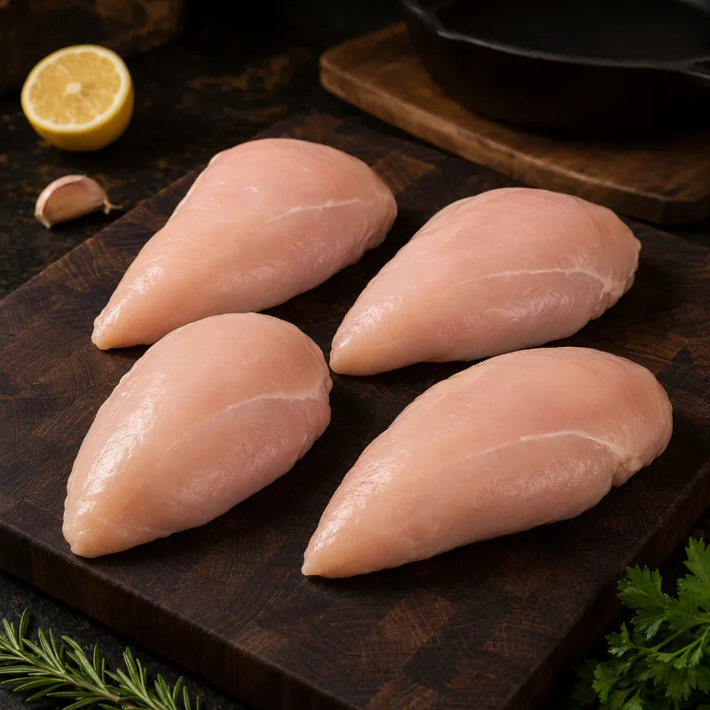 Halal World Depot Crescent Foods Boneless Chicken Breast, skinless white meat fillets