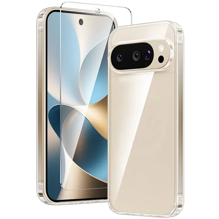 FNTCASE OFFICIAL Google Pixel 10 Pro XL/ 9 Pro XL Clear Slim Anti Yellowing Shockproof Protective Phone Case