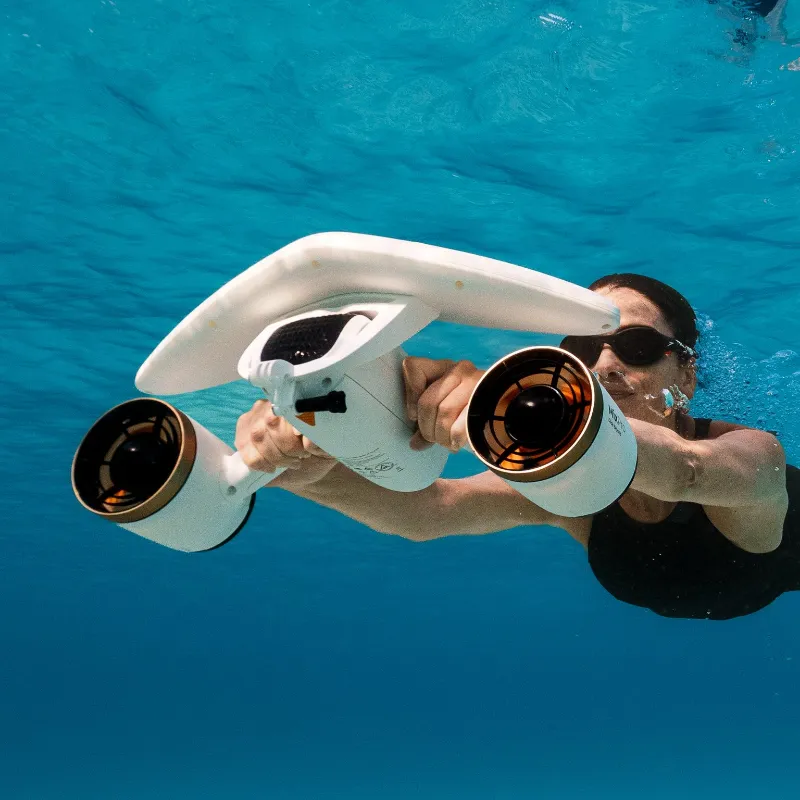 Sublue MixPro underwater scooter with dual motors and action camera mount