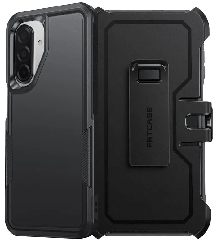 FNTCASE OFFICIAL Samsung Galaxy A26 military grade case with belt clip holster