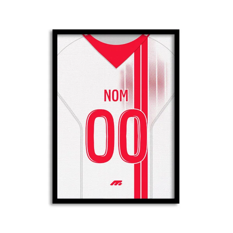 MYCASE FC Affiche Nancy Domicile football club home kit poster