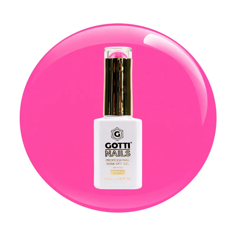 Gotti Nails #25G Gel Color That's Really Pink hot pink crème gel polish bottle