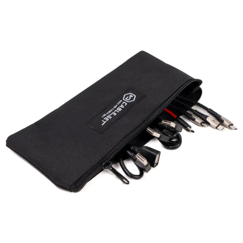 MOS Equipment Mission Darkness Cable Set shielded USB cables and port cleaning swabs