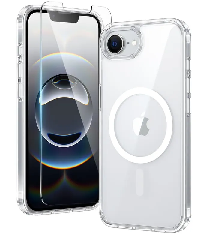 FNTCASE OFFICIAL Magnetic Charging Anti Yellowing Shockproof case for iPhone SE 4, SE 2025, 16E