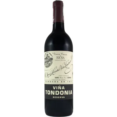 Mr.D Wine 2013 R. Lopez de Heredia Vina Tondonia Reserva Rioja wine bottle