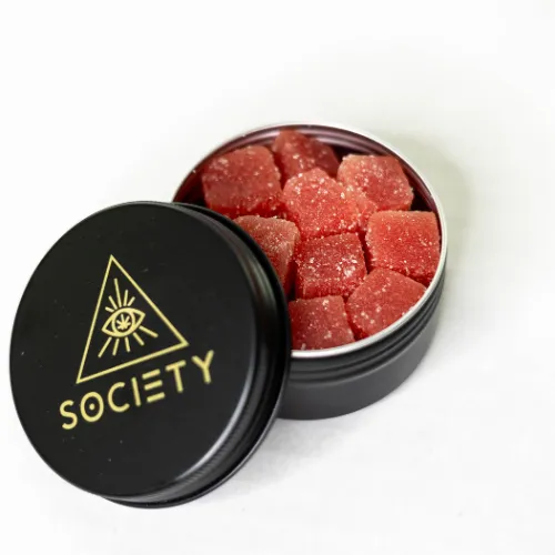 Society's Plant High Spirits Microdose Gummies with THC, THCV, and CBG for social energy
