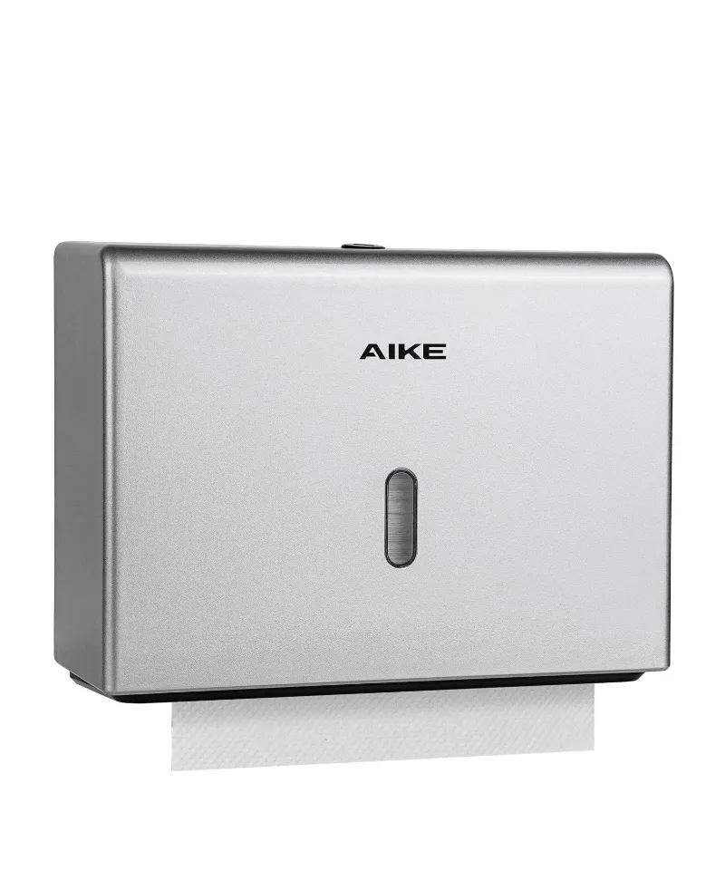 AIKE 200 Sheets Wall Mount Paper Towel Dispenser with Clear Window, Model AK5102