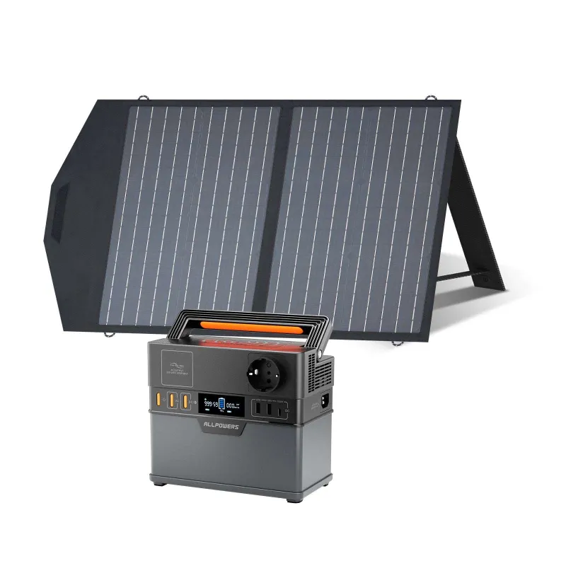 ALLPOWERS ES Generador Solar 300W S300 Plus with SP020 60W solar panel