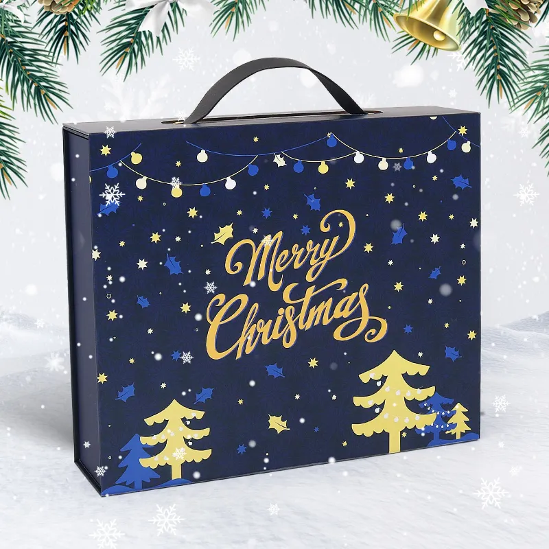 Maikoo Art Blue Christmas DP Calendar Gift Box for holiday diamond painting