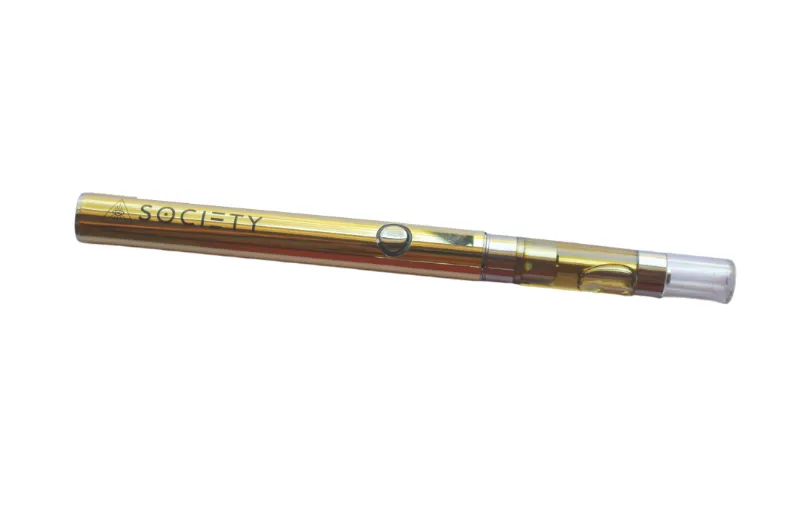 Society's Plant 510 Thread Battery vape pen with button control and preheat function