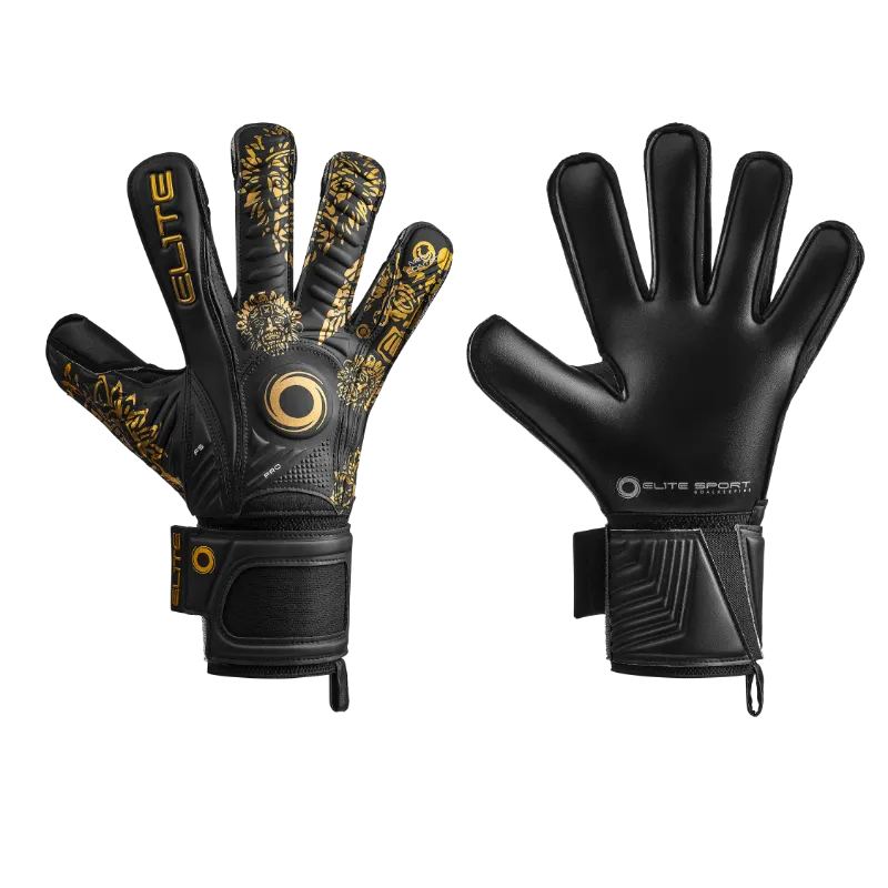 EliteSportUSA Aztlan 2026-2027 Goalkeeper Gloves showing palm grip and finger construction
