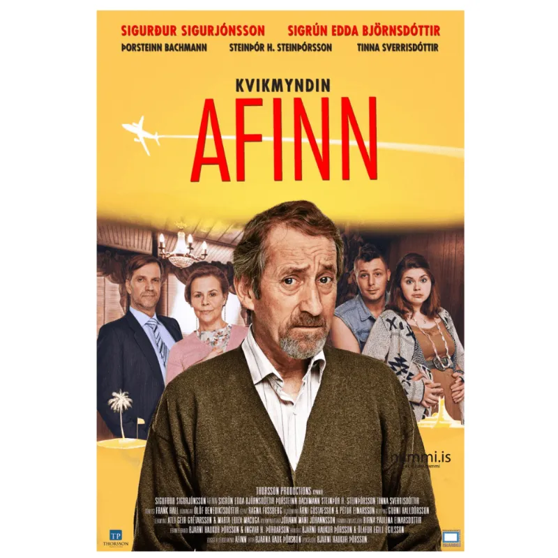 Nammi Afinn DVD cover, Icelandic comedy film with English subtitles