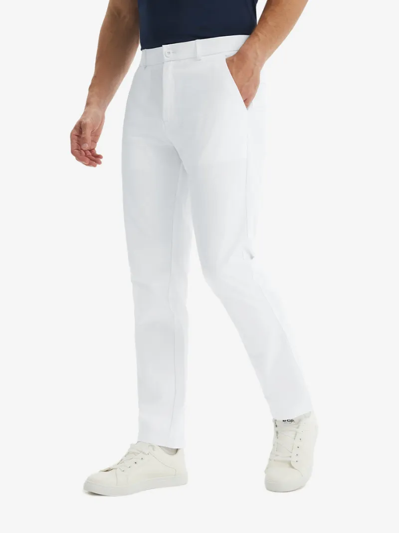 Maelreg Golf Stretch Quick Dry Casual Golf Pants with 4 Pockets in neutral color