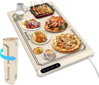 Karinear Food Warming Mat electric tray for parties and home gatherings