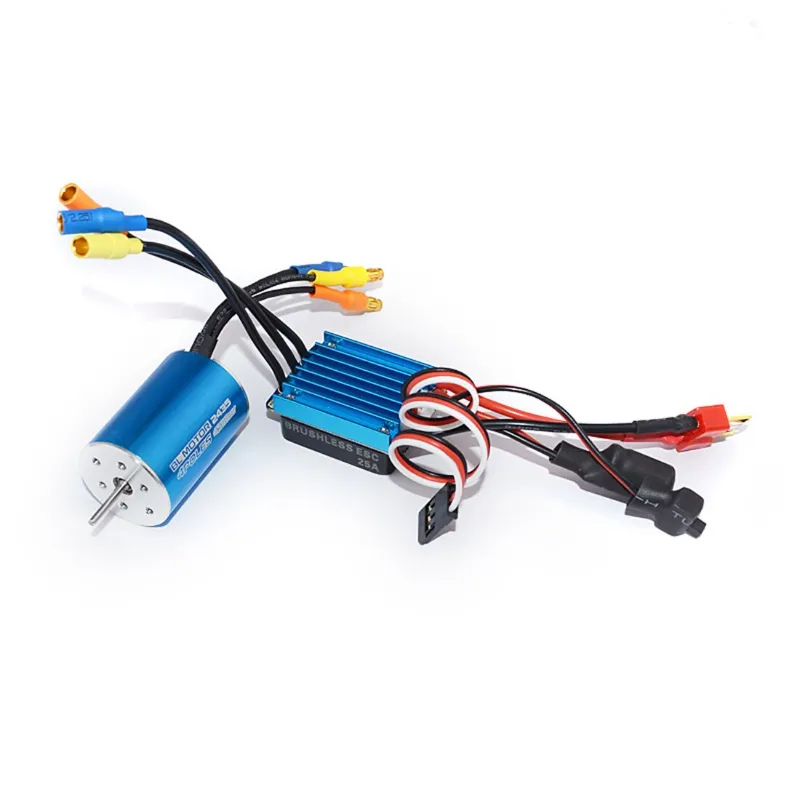 QWinOut 2435 brushless motor and 25A ESC for RC car