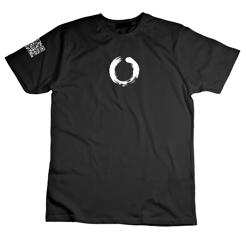 Airvape Ensō T-shirt, eco-friendly hemp fabric tee laid flat