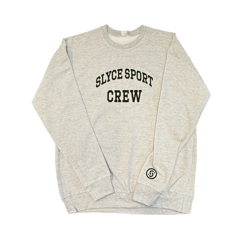 SLYCE Sport crew sweatshirt in cotton polyester blend for pickleball players