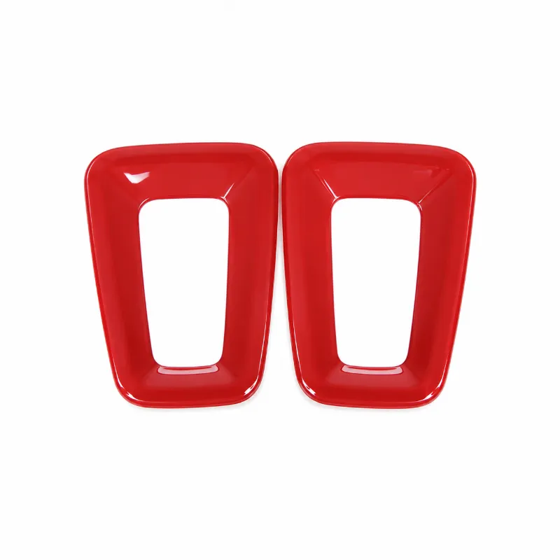 Tesstudio ABS Seatback Hook Trim Panel installed on Rivian R1T front seat rear view