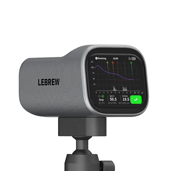 LEBREW RoastSee NEXT real-time coffee roast analyzer with display screen