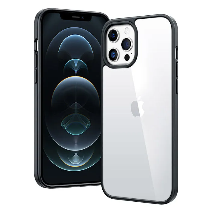 FNTCASE OFFICIAL matte clear case for iPhone 12 Pro Max with military grade drop protection