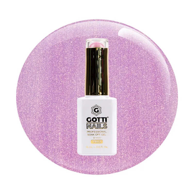 Gotti Nails #18G Gel Color Sipping The Bubbly champagne pearl gel polish bottle with shimmer