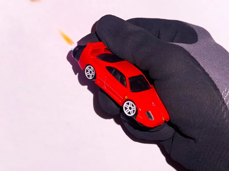 SoCal Divinity Ferrari F40 Refillable Lighter handmade custom automotive design