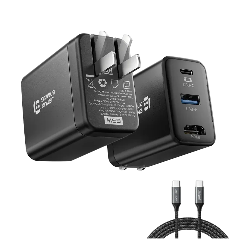 JSAUX OmniCentro Charger Dock for Switch 2 compact docking station with HDMI port