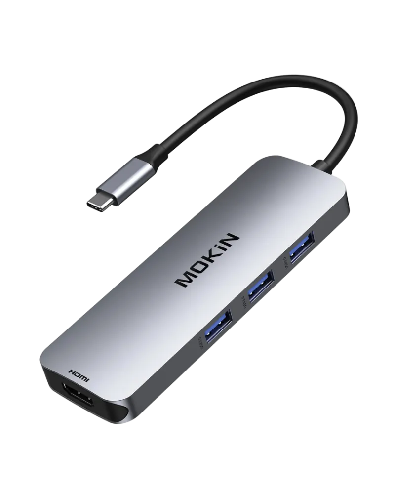 MOKiN 8 IN 1 USB-C to Dual HDMI Docking Station hub with multiple ports