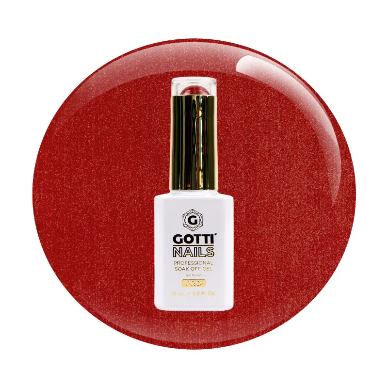 Gotti Nails #26G Gel Color Kiss Me, Miss Me pearly rose pink gel polish bottle