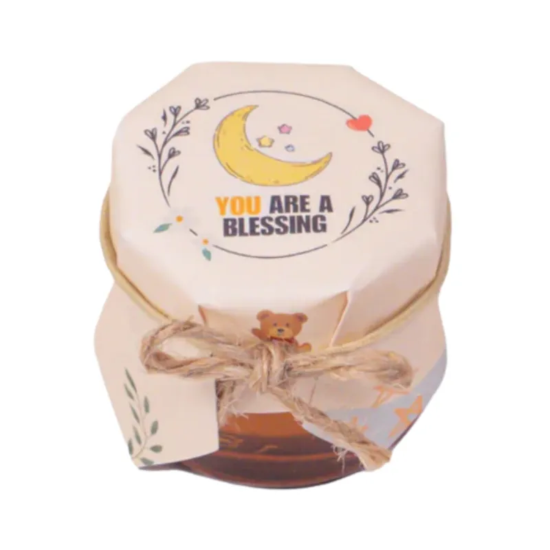 HoneySpree Blessed baby honey jar newborn gift