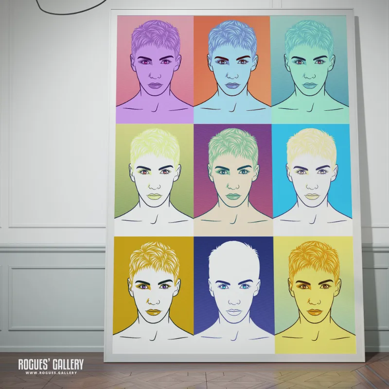 Rogues Gallery 80s Retro Project Annie Lennox pop art print