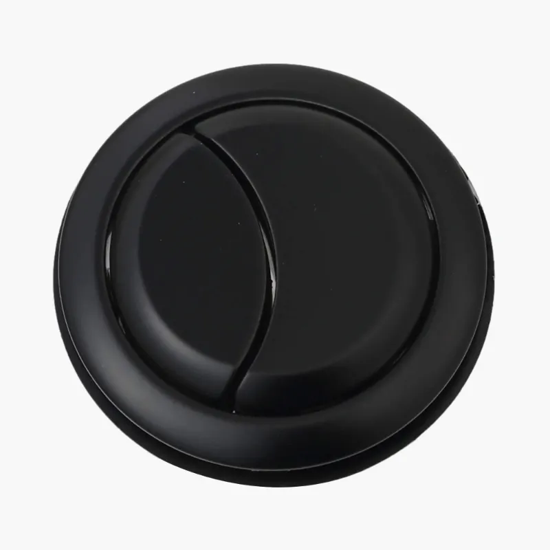 HOROW Black Toilet Flush Button HWBT-80B, matte black flush button for T0280B one piece toilet