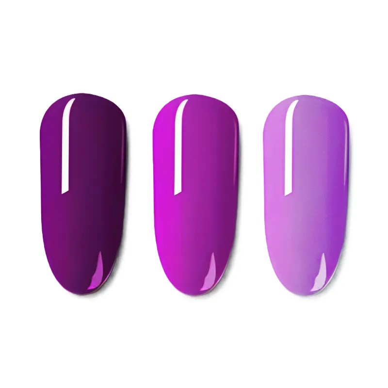 Tuesday in Love Royal Gift Set with three purple halal gel polishes, nail file, and French manicure stamp in gift box