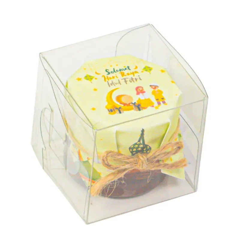 HoneySpree Selamat Hari Raya Aidilfitri Single Clear Box with honey jar