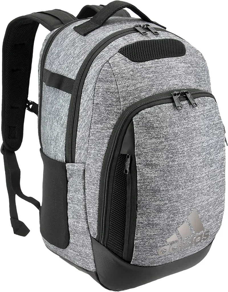 Do It Tennis Adidas 5 Star Backpack (Team Jersey Onix Grey) front view