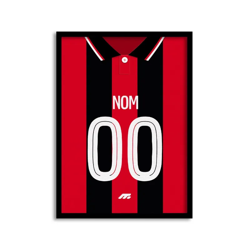 MYCASE FC Affiche Nice Domicile football club home kit poster