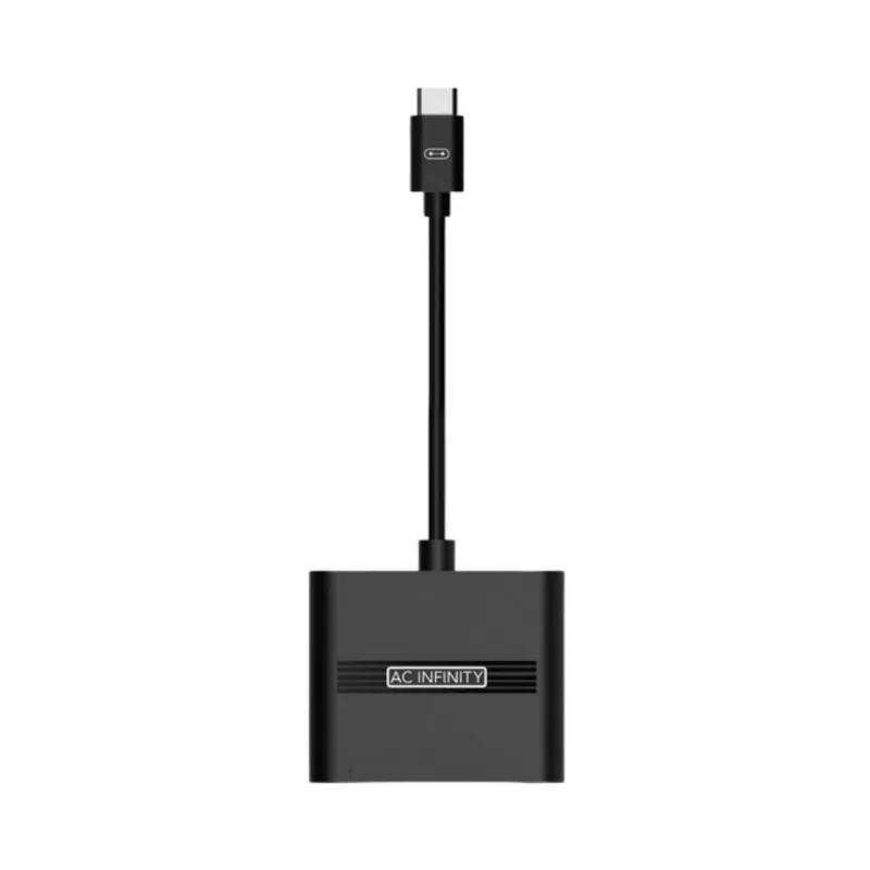 Mass Hydroponics AC Infinity UIS Splitter Hub 4-Port adapter dongle with multiple connection ports