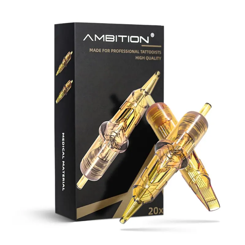 Ambition Tattoo Glory Tattoo Cartridge needles Round Magnum 20 pack in protective blister shell