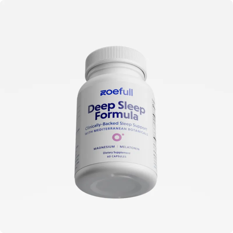 Zoefull Deep Sleep Formula supplement with melatonin and calming herbal extracts