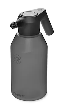 Mass Hydroponics AC Infinity Automatic Water Sprayer 2 liter electric mister in graphite with adjustable nozzle