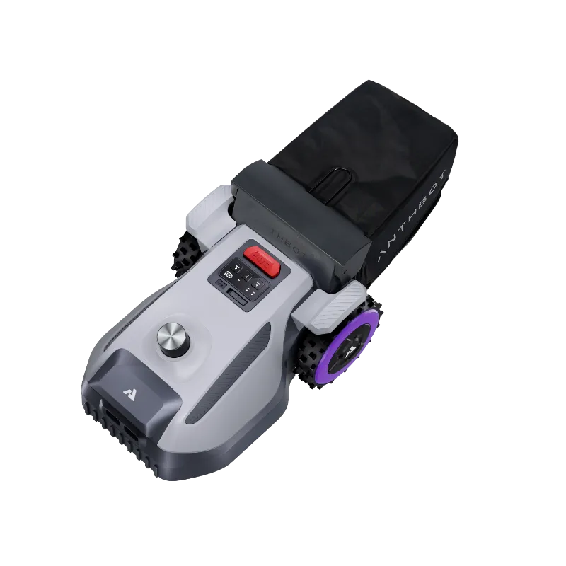 ANTHBOT N8 LiDAR robot mower with drop-and-mow setup