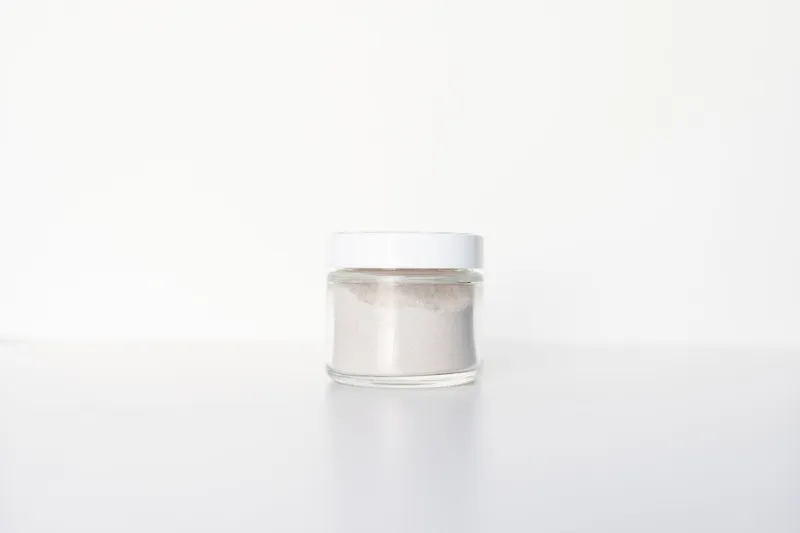 PiperBlue Organic Makeup Ageless Glow Exfoliating Powder in container