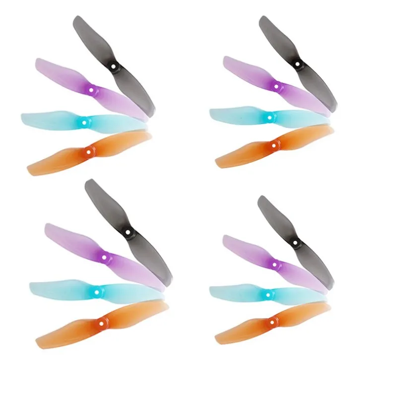 QWinOut Gemfan Hurricane 2008 51mm 2-blade propellers in clear colors