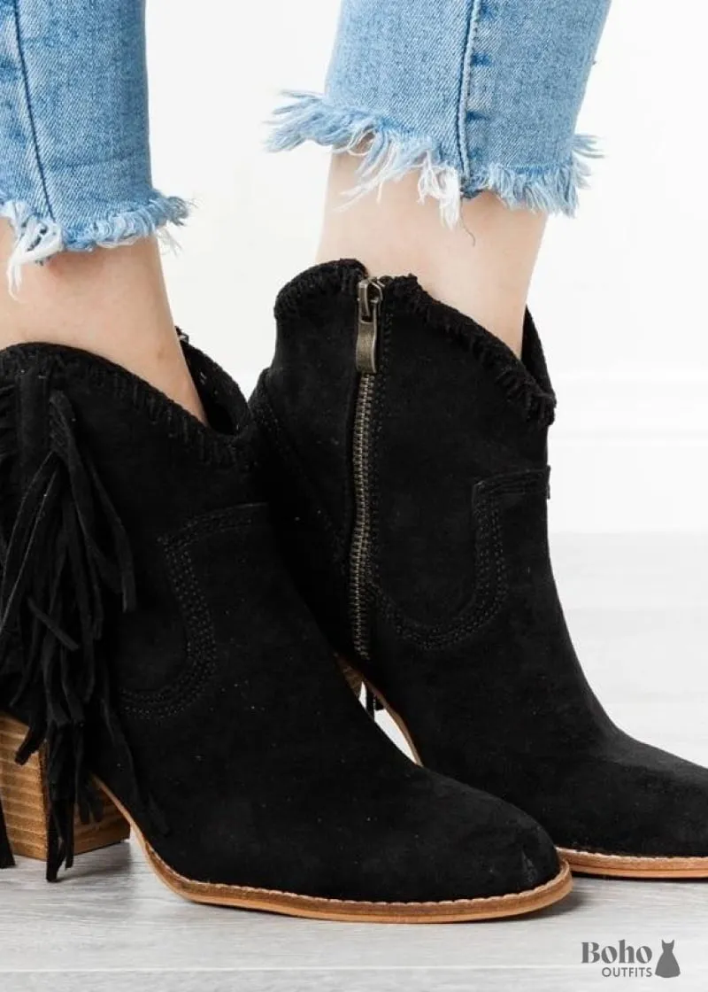 Boho Dress Boho Boots, a pair of bohemian chic boots with reinforced sole