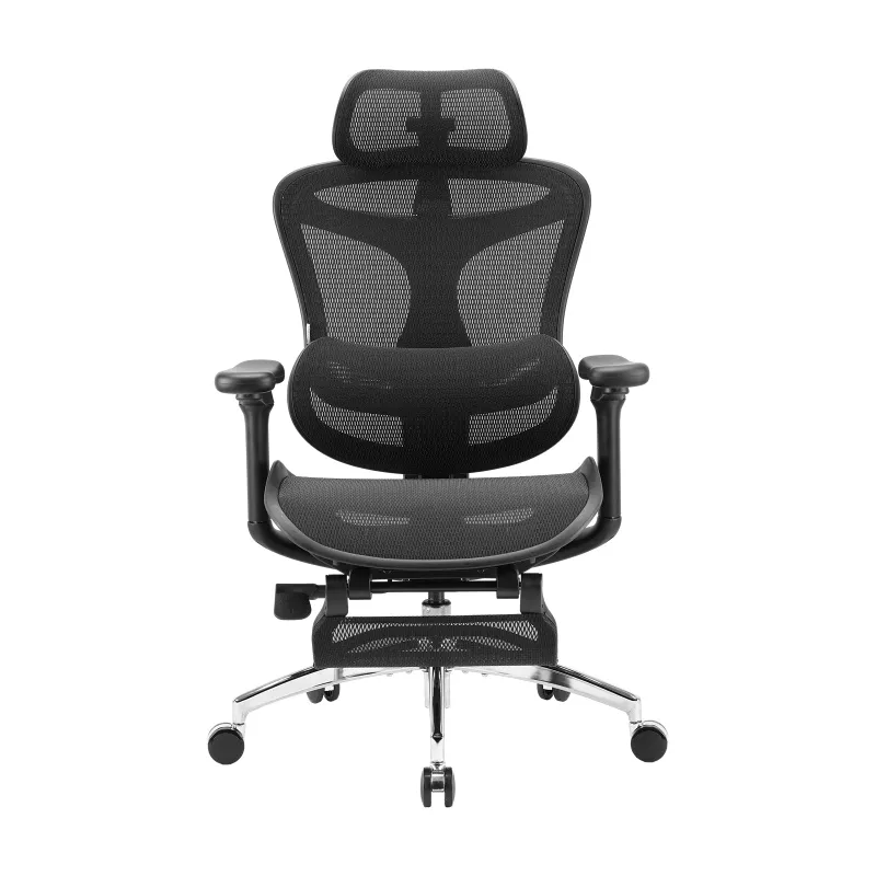 Sihoo C300 Ergonomic Office Chair footrest version with adjustable headrest and coordinated armrests