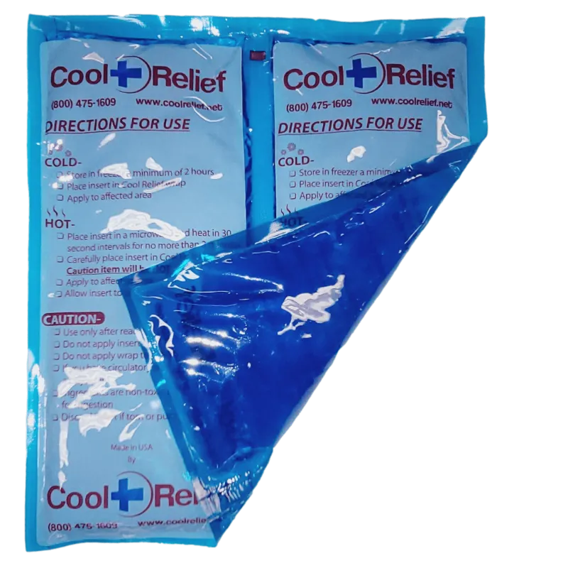 Cool Relief Large Replacement Gel Ice Pack Insert rectangular